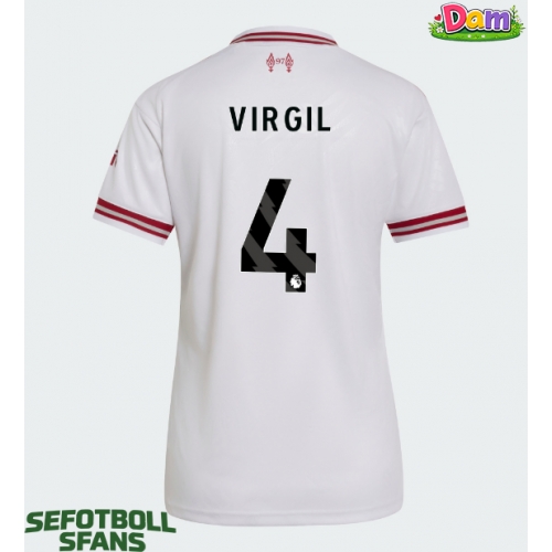 Liverpool Virgil van Dijk #4 Bortatröja Kvinnor 2026-27 Kortärmad